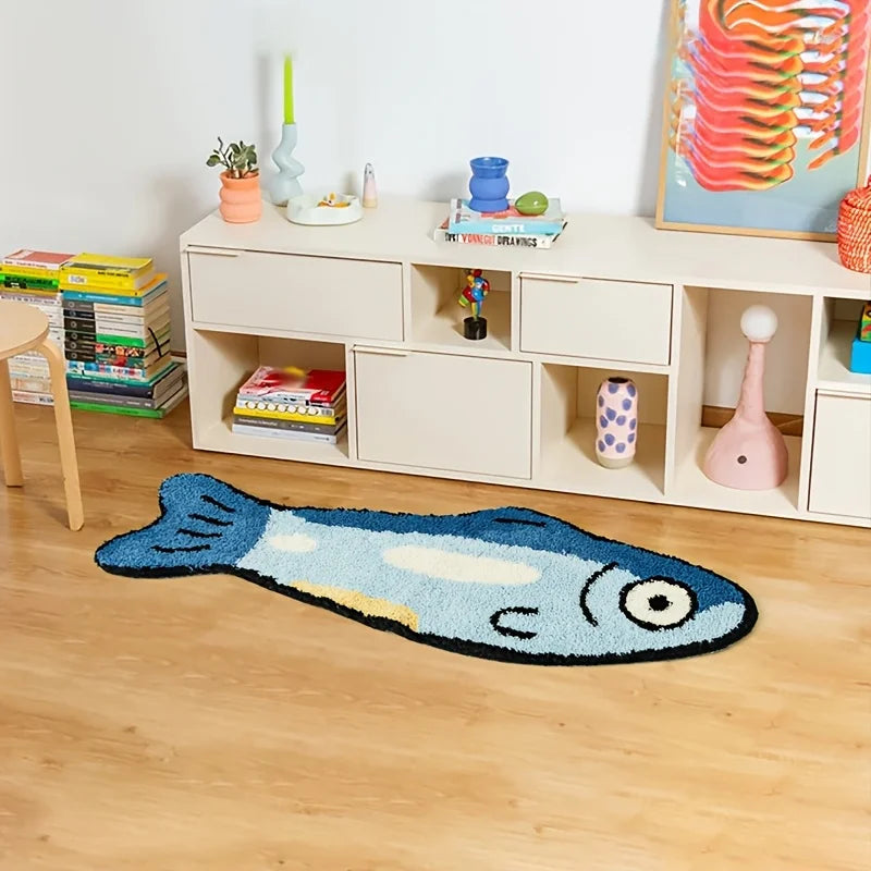 40X120Cm Salty Home Decor Rugs Cute Shaped Bedroom Bedside Rugs Living Room Coffee Table Floor Mats Rugs Non-Slip Rugs