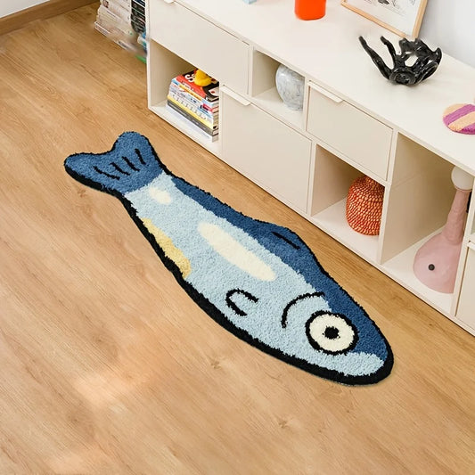 40X120Cm Salty Home Decor Rugs Cute Shaped Bedroom Bedside Rugs Living Room Coffee Table Floor Mats Rugs Non-Slip Rugs